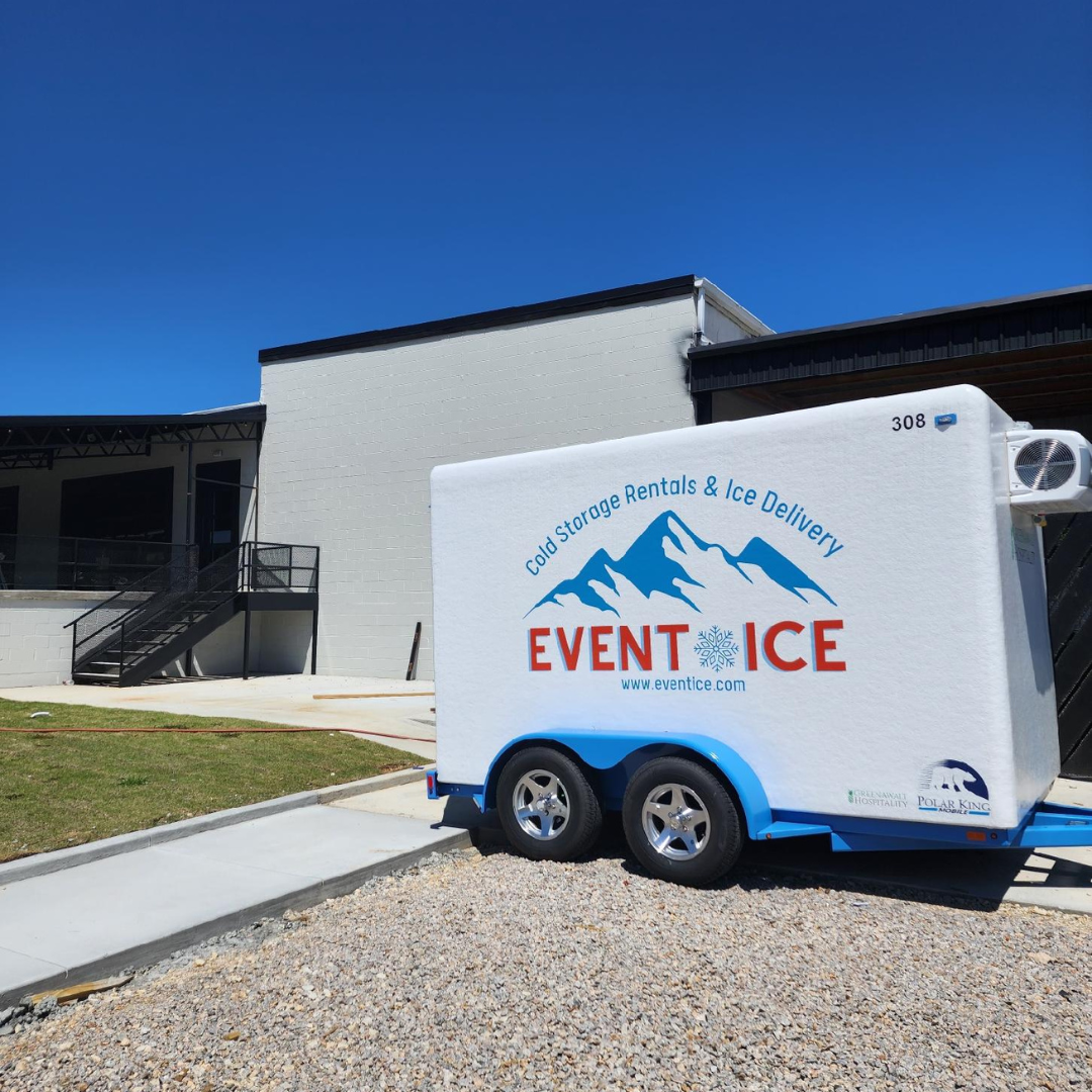 Event Ice Trailer at The Southerly for Event Ice Delivery